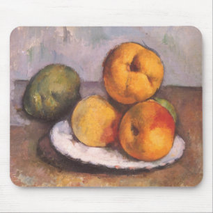 Still Life Quince, Apples, Pears by Paul Cezanne Mouse Pad