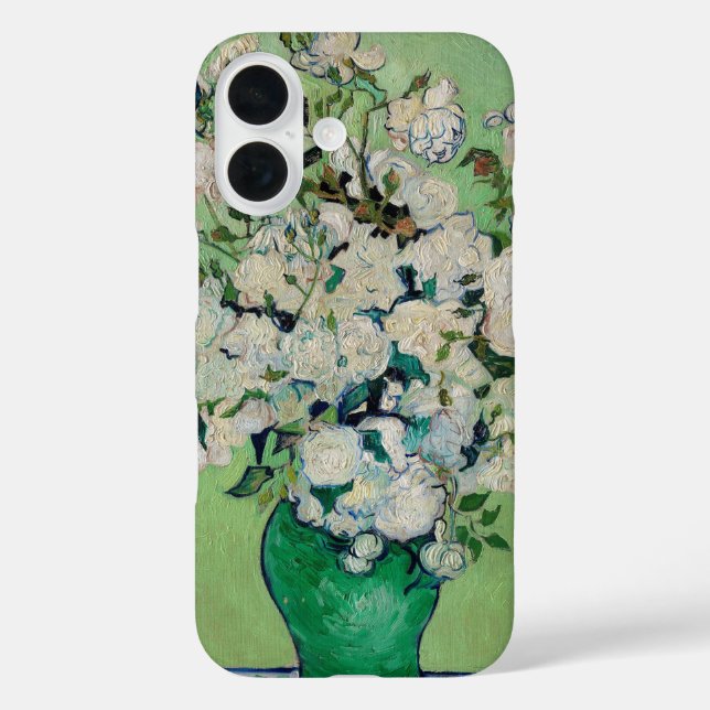Still Life Roses in a Vase by Vincent van Gogh Case-Mate iPhone Case (Back)