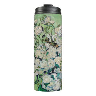 Still Life Roses in a Vase by Vincent van Gogh Thermal Tumbler
