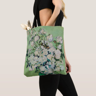 Still Life Roses in a Vase by Vincent van Gogh Tote Bag