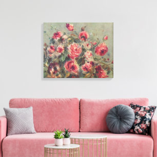 Still Life, Roses of Vargemont   Renoir Canvas Print