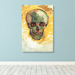 Still Life Skull by Vincent van Gogh Canvas Print