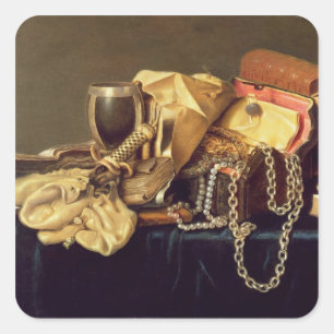 Still Life Square Sticker