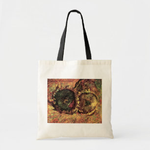 Still Life Two Cut Sunflowers by Vincent van Gogh Tote Bag
