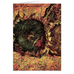 Still Life Two Cut Sunflowers par Vincent van Gogh