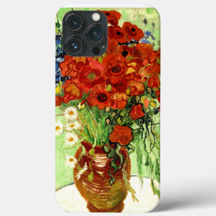Still Life, Vase with Daisies and Poppies Van Gogh iPhone 13 Pro Max Case