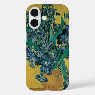 Still Life Vase with Irises by Vincent van Gogh iPhone 16 Case