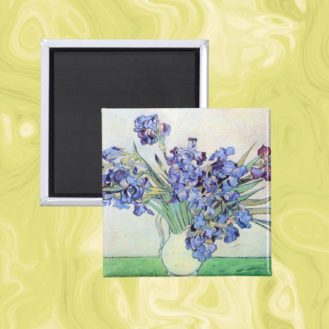 Still Life Vase with Irises by Vincent van Gogh Magnet (Creator Uploaded)