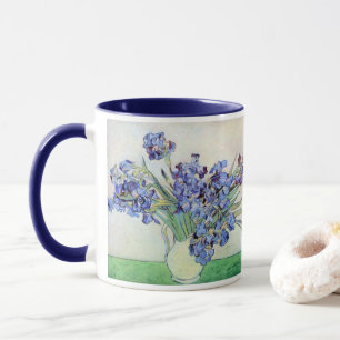 Still Life Vase with Irises by Vincent van Gogh Mug