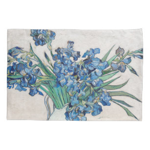 Still Life Vase with Irises by Vincent van Gogh Pillowcase