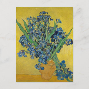 Still Life: Vase with Irises by Vincent Van Gogh Postcard