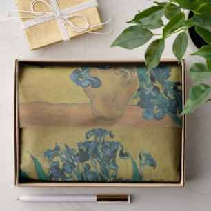 Still Life Vase with Irises by Vincent van Gogh Tissue Paper