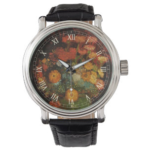 Still Life Vase with Zinnias by Vincent van Gogh Watch