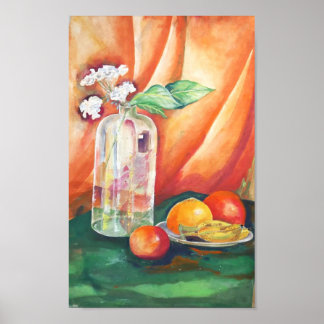 Still Life Watercolor – Fruit Wall Art