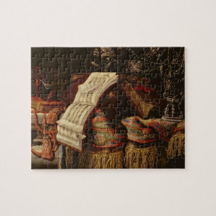 Still Life with a Book of Sheet Music Jigsaw Puzzle