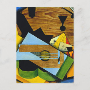 Still Life with a Guitar by Juan Gris Postcard