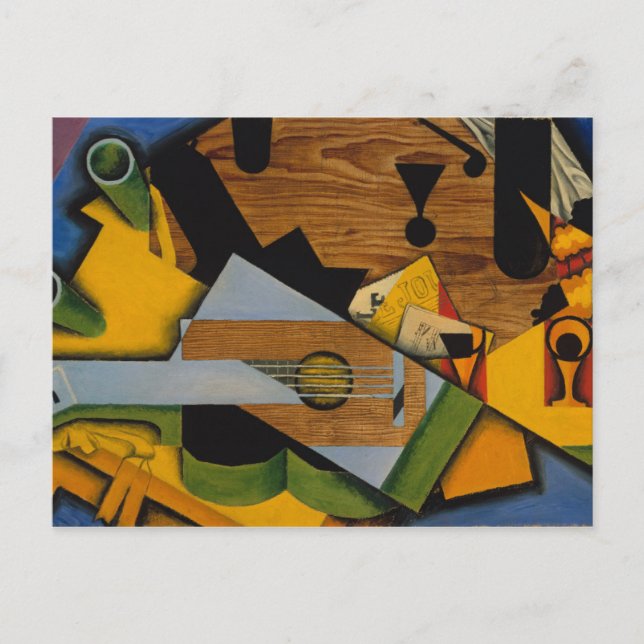 Still Life with a Guitar Postcard (Front)