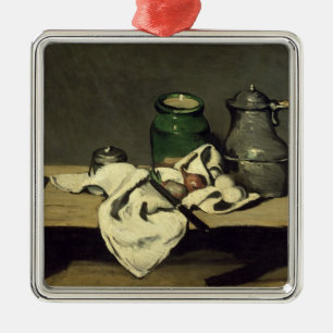 Still Life with a Kettle, c.1869 Metal Ornament