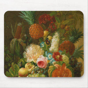 Still Life with a Melon and Grapes Mouse Pad
