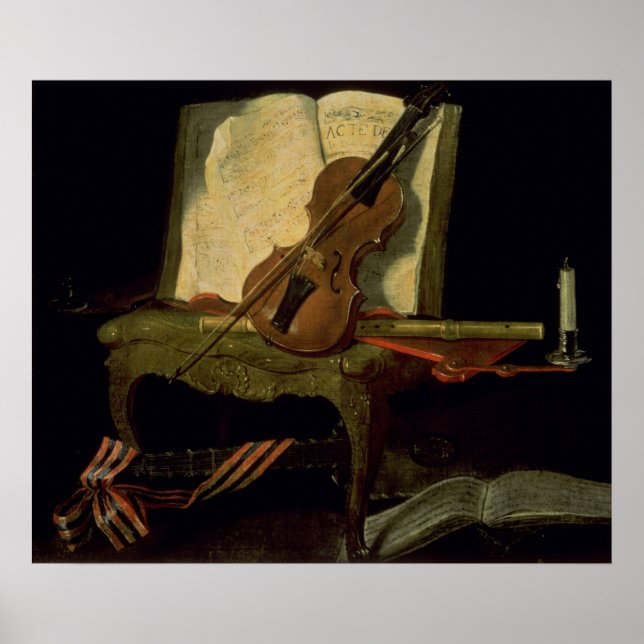 Still Life with a Violin Poster (Front)
