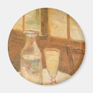 Still Life with Absinthe by Vincent van Gogh Magnet