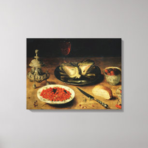 Still Life with an Artichoke Canvas Print