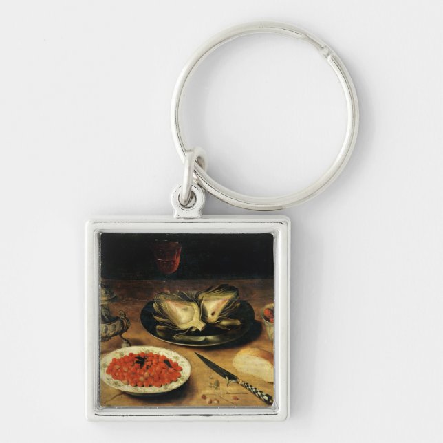 Still Life with an Artichoke Keychain (Front)
