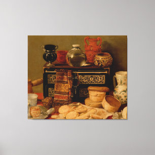 Still Life With an Ebony Chest Canvas Print