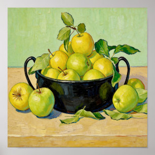 Still Life with Apples After Van Gogh Poster