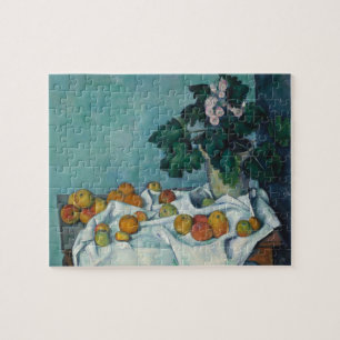 Still Life with Apples and a Pot of Primroses: Jigsaw Puzzle