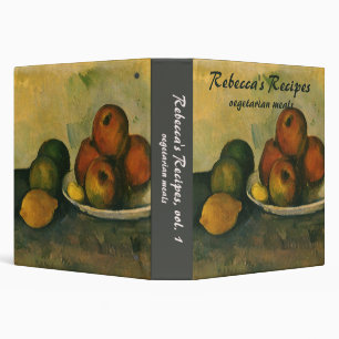 Still Life with Apples by Paul Cezanne Binder