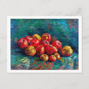 Still Life with Apples by Vincent Van Gogh Postcard