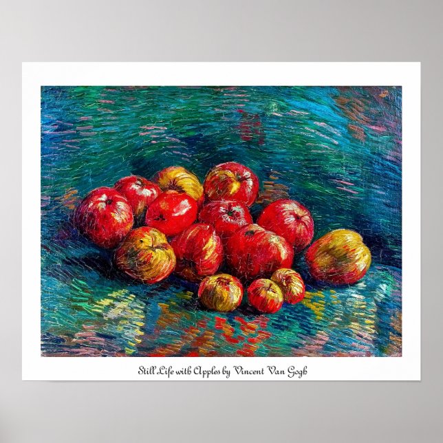 Still Life with Apples by Vincent Van Gogh Poster (Front)
