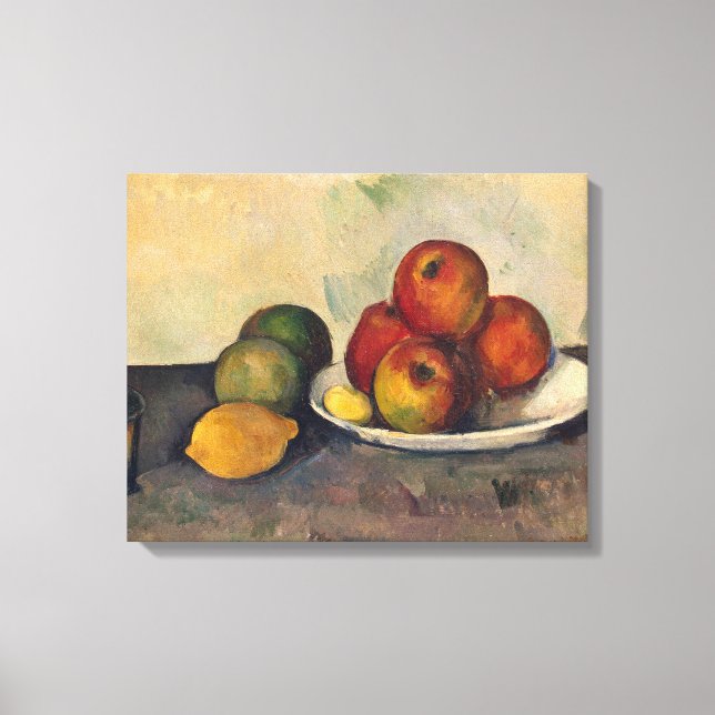 Still life with Apples, c.1890 Canvas Print (Front)
