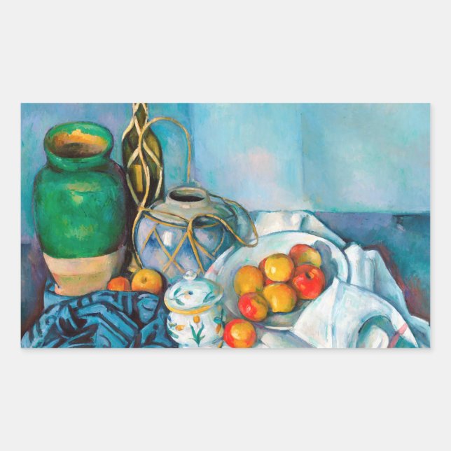 Still Life with Apples  Paul Cézanne painting food Sticker (Front)