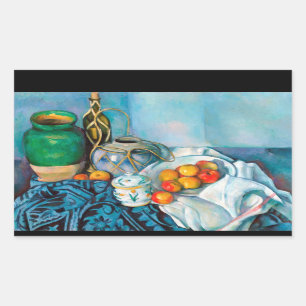 Still Life with Apples Paul Cézanne painting food Sticker