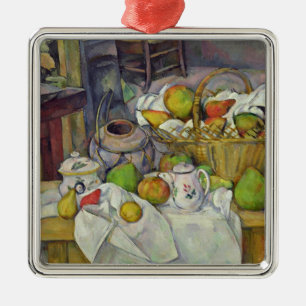 Still life with basket, 1888-90 metal ornament
