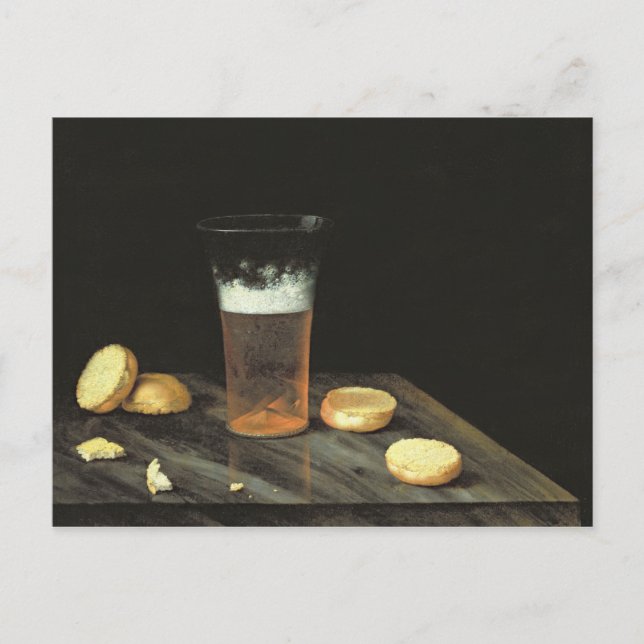 Still life with Beer Glass Postcard (Front)
