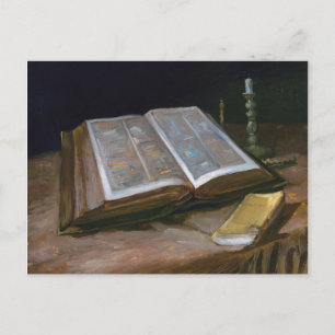 Still Life with Bible by Vincent Van Gogh (1885) Postcard