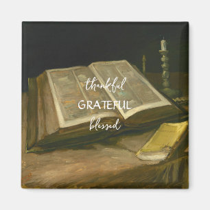 Still life with Bible by Vincent Van Gogh Magnet