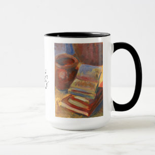 Still life with Books Painting Mug