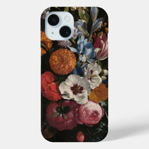 Still Life with Bouquet of Flowers Johan Johnsen iPhone 15 Case