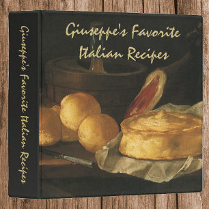 Still Life with Bread Tart and Ham, Giuseppe Recco Binder