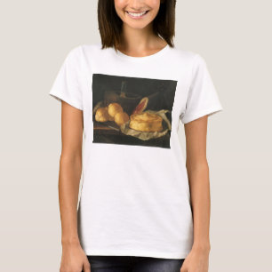 Still Life with Bread Tart and Ham, Giuseppe Recco T-Shirt