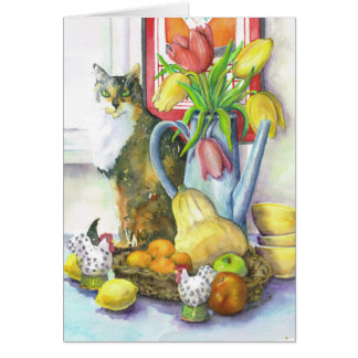 Still Life With Cat
