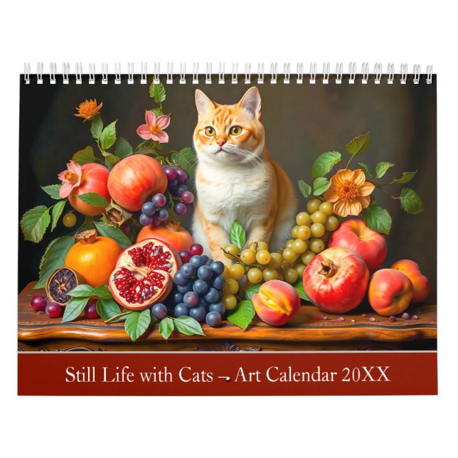Still Life with Cats – Art Calendar 2026 (Cover)