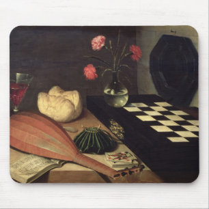 Still Life with Chess-board, 1630 Mouse Pad