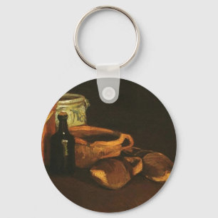 Still Life with Clogs and Pots, Van Gogh Keychain