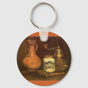 Still Life with Coffee Mill by Vincent van Gogh Keychain