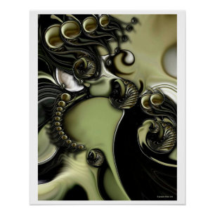 "Still Life with Confused Movement", Glossy Poster